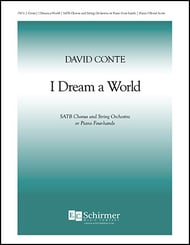 I Dream a World SATB choral sheet music cover Thumbnail